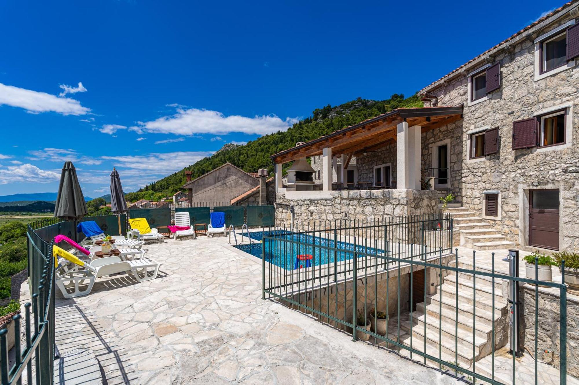 Private Pool Villa - Meditteranean Peace Slano Exteriér fotografie